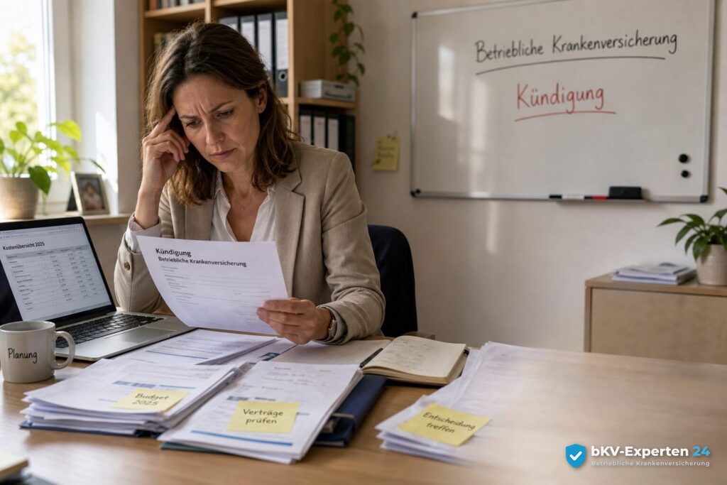 bKV kündigen als Arbeitgeber