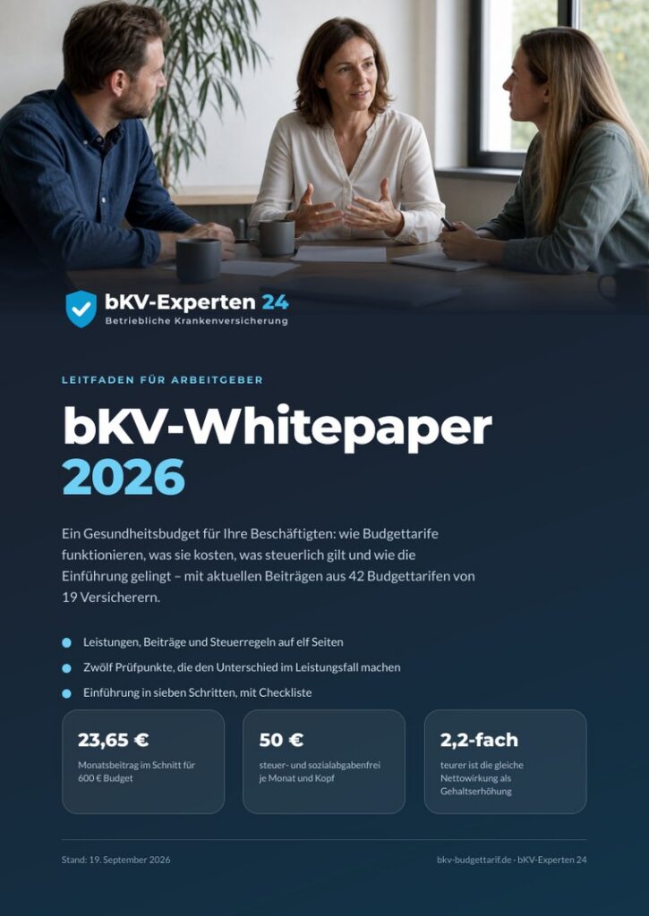 Titelseite des bKV-Whitepapers 2026